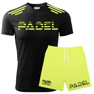 Kit PREMIUM - Optical - Nero&Royal+GialloFluo - Zena Padel