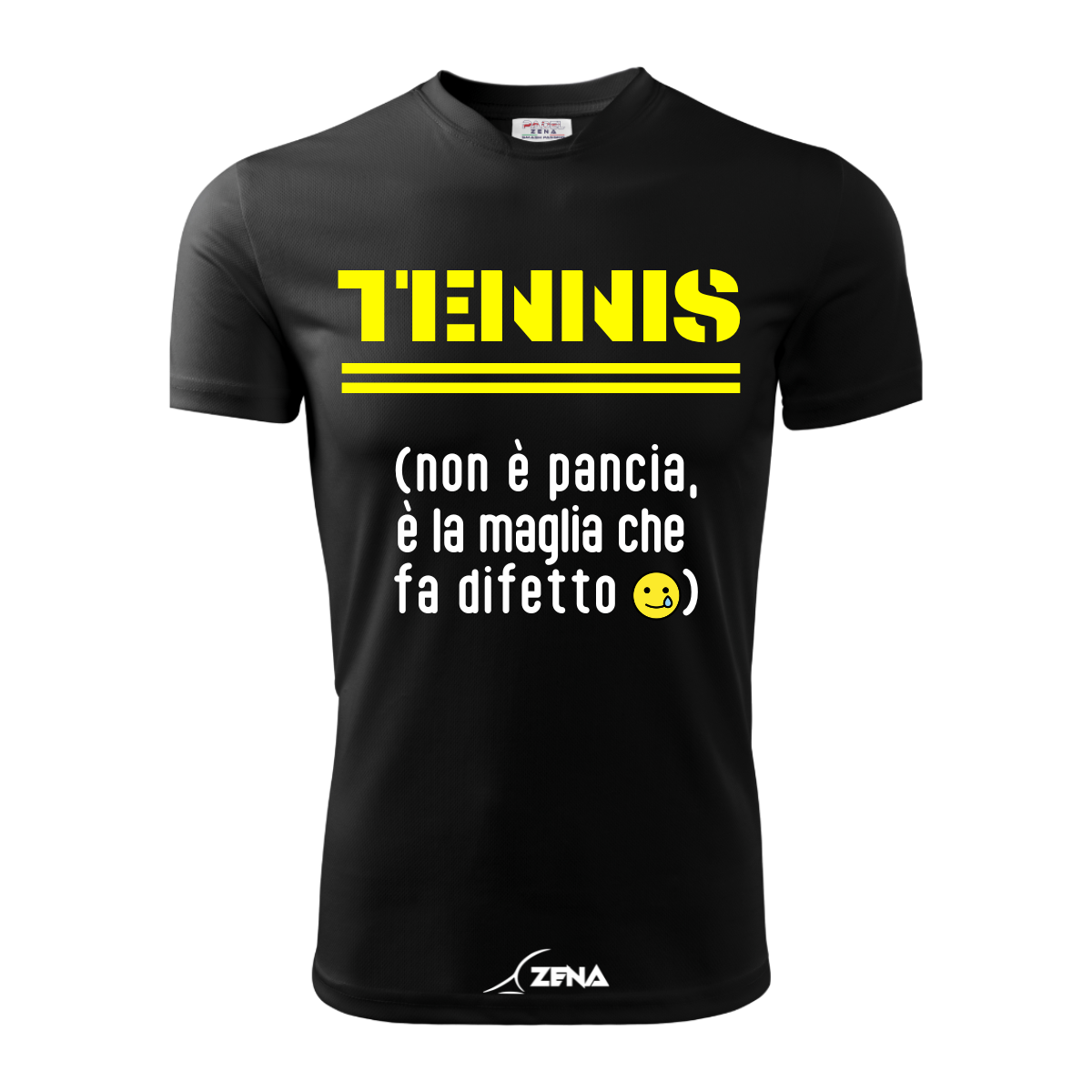 T-Shirt Cotone TENNIS - PANCIA - Zena Padel