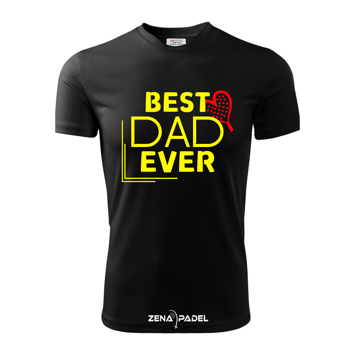 T-Shirt Cotone BEST DAD EVER Padel - Zena Padel