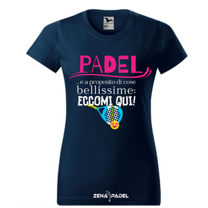 T-Shirt Cotone COSE BELLISSIME DONNA - Zena Padel