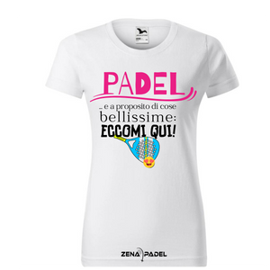 T-Shirt Cotone COSE BELLISSIME DONNA - Zena Padel