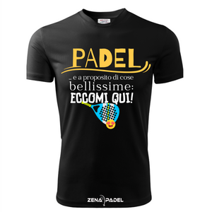 T-Shirt Cotone COSE BELLISSIME Padel - Zena Padel