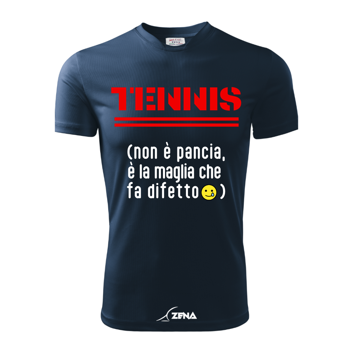 T-Shirt Cotone TENNIS - PANCIA - Zena Padel