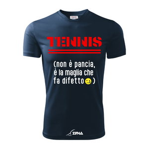 T-Shirt Cotone TENNIS - PANCIA - Zena Padel