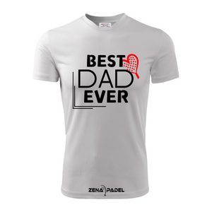 T-Shirt Cotone BEST DAD EVER Padel - Zena Padel