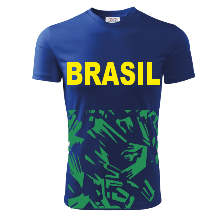 T-Shirt BRASILE Green - Zena Padel