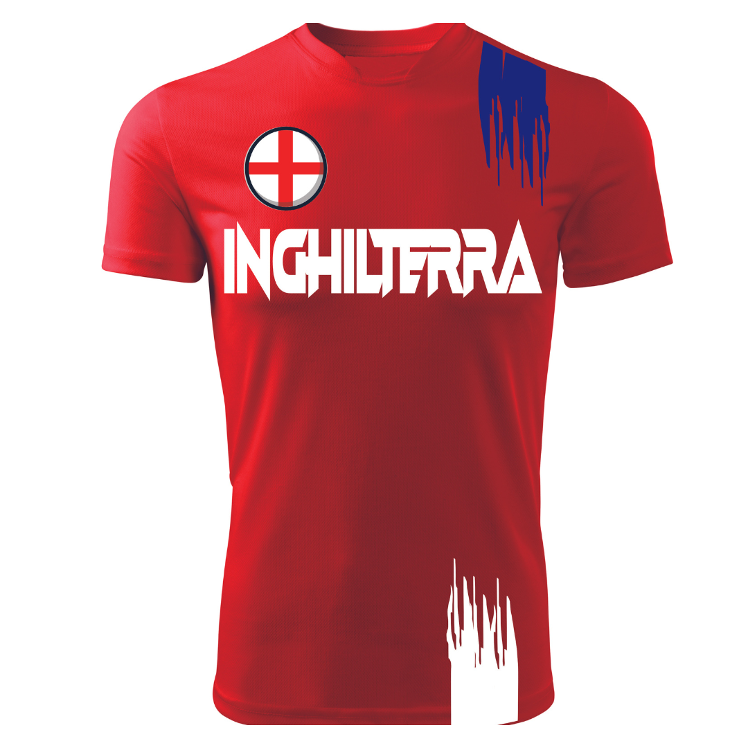 T-Shirt EUROPEI INGHILTERRA - Zena Padel