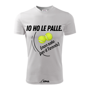 T-Shirt Cotone TENNIS - PALLE - Zena Padel