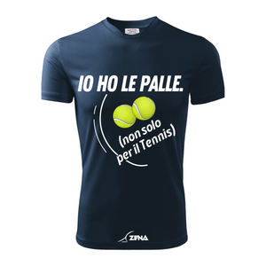 T-Shirt Cotone TENNIS - PALLE - Zena Padel