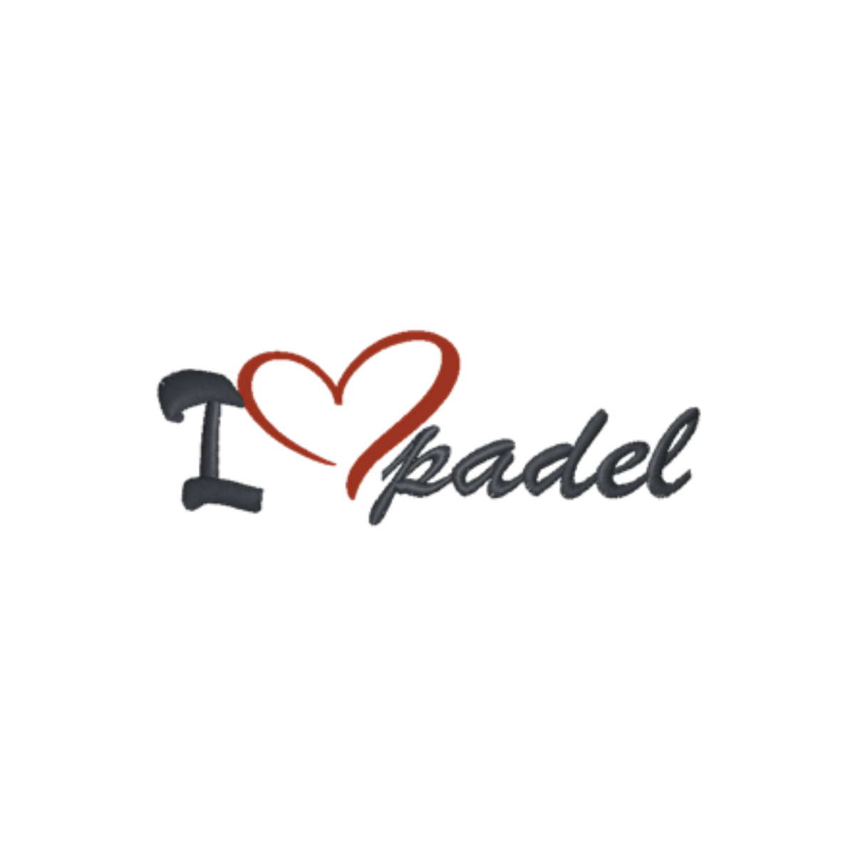 T-Shirt Cotone Ricamata I <3 PADEL - Zena Padel