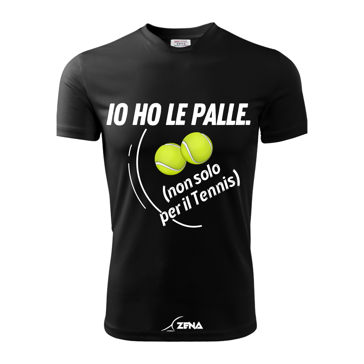 T-Shirt Cotone TENNIS - PALLE - Zena Padel