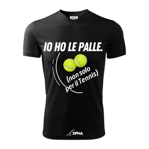 T-Shirt Cotone TENNIS - PALLE - Zena Padel