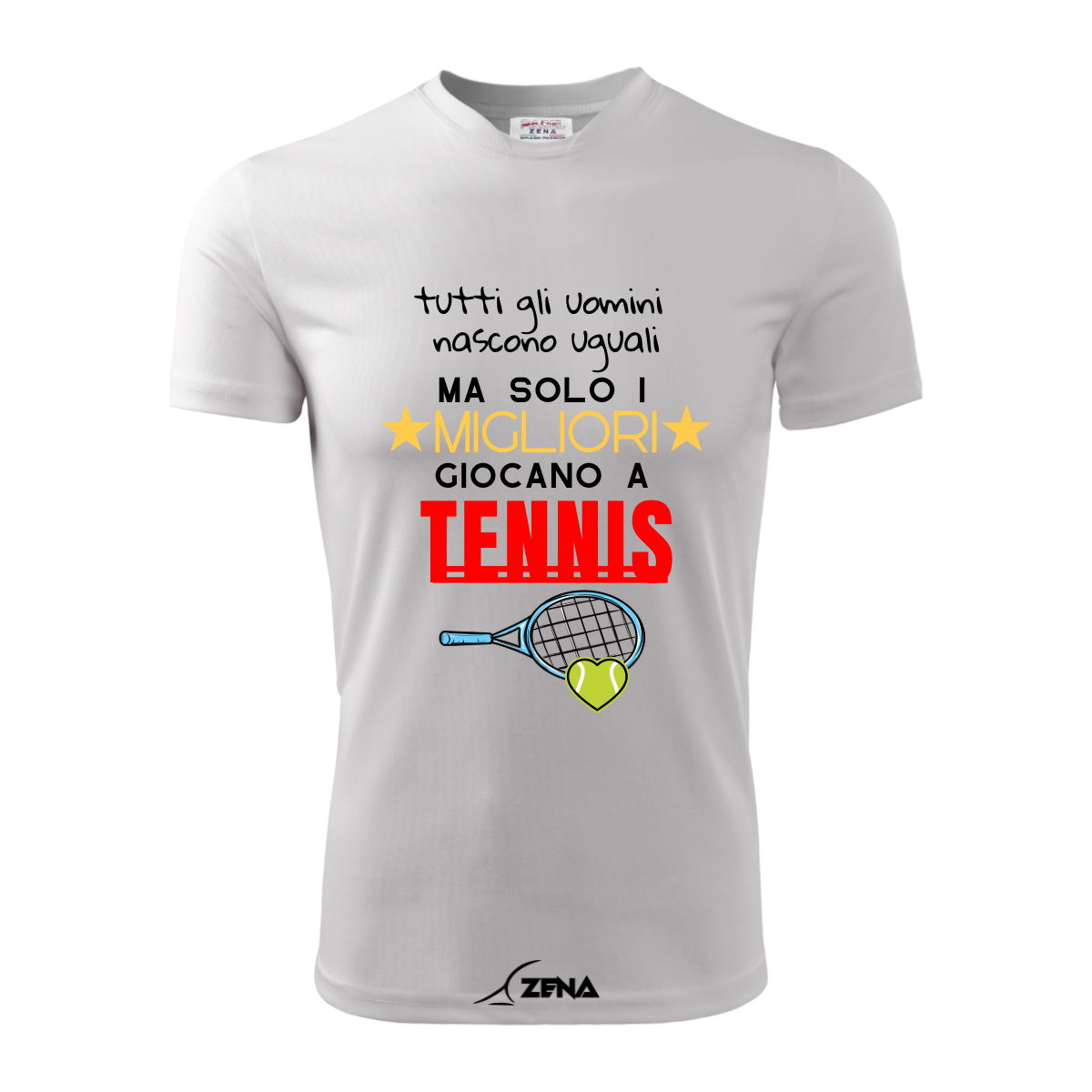 T-Shirt Cotone TENNIS - MIGLIORI - Zena Padel