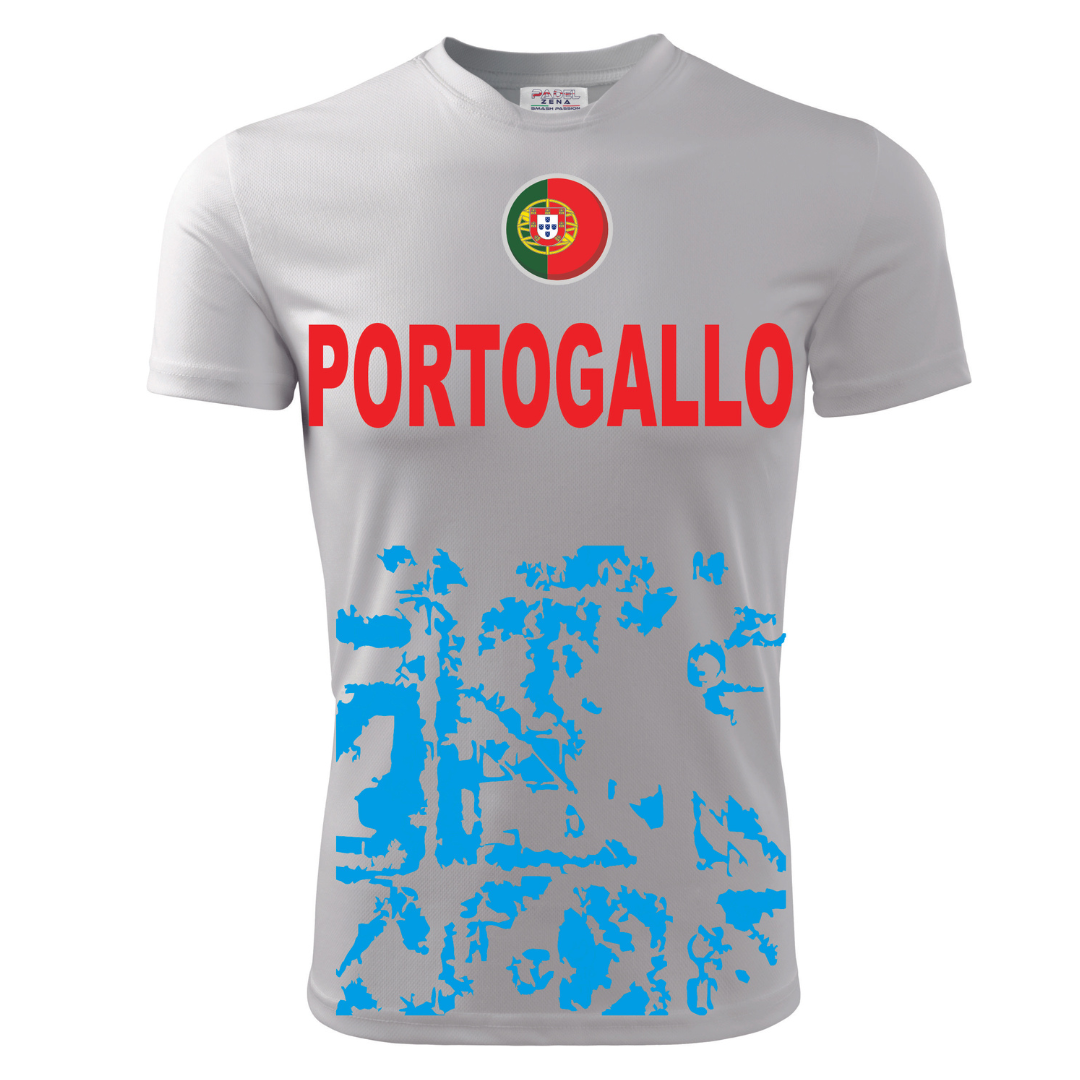 T-Shirt EUROPEI PORTOGALLO - Zena Padel