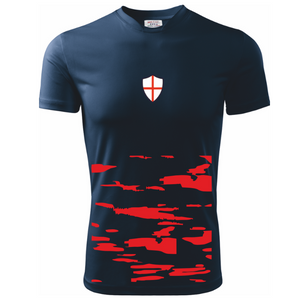 T-Shirt RedAndBlue Camo - Zena Padel