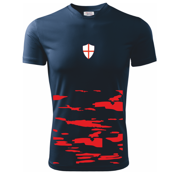 T-Shirt RedAndBlue Camo - Zena Padel