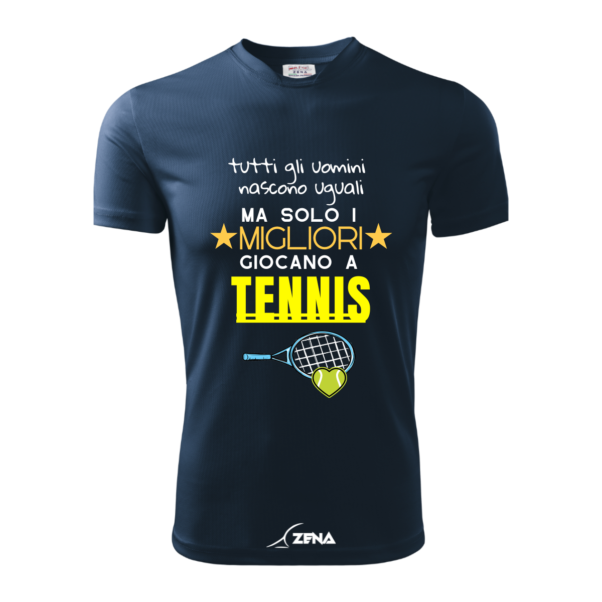 T-Shirt Cotone TENNIS - MIGLIORI - Zena Padel