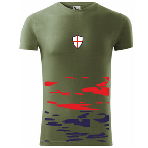 T-Shirt RedAndBlue Camo - Zena Padel