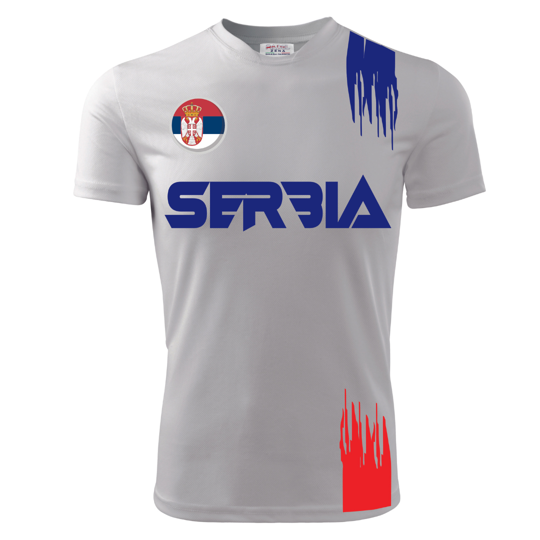 T-Shirt EUROPEI SERBIA - Zena Padel