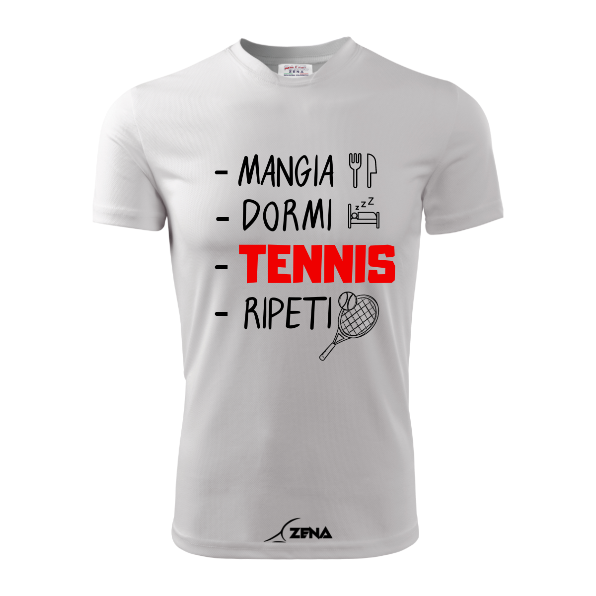 T-Shirt Cotone TENNIS - RIPETI - Zena Padel