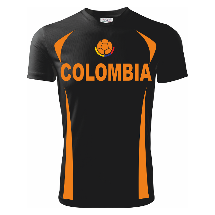 T-Shirt COLOMBIA BlackOrange - Zena Padel