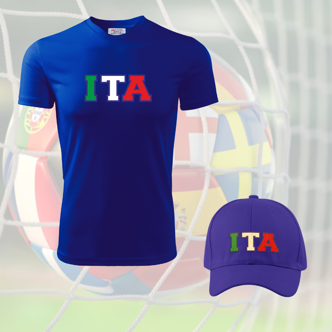 Kit ITALIA - T-Shirt+cappellino! - Zena Padel