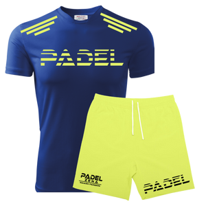 Kit PREMIUM - Optical - Nero&Royal+GialloFluo - Zena Padel