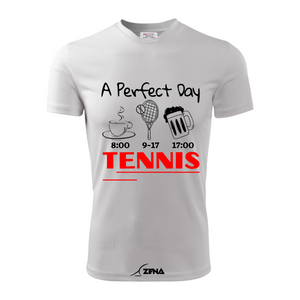 T-Shirt Cotone TENNIS - PERFECT DAY - Zena Padel