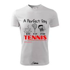 T-Shirt Cotone TENNIS - PERFECT DAY - Zena Padel