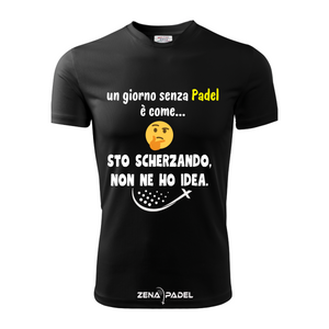 T-Shirt Cotone UN GIORNO SENZA PADEL - Zena Padel