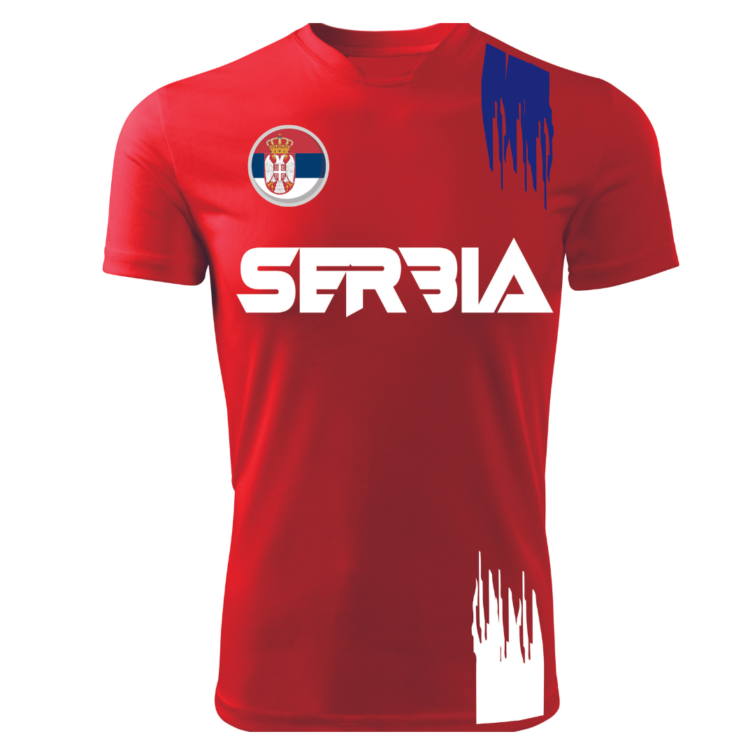 T-Shirt EUROPEI SERBIA - Zena Padel