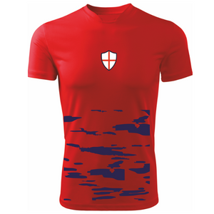 T-Shirt RedAndBlue Camo - Zena Padel