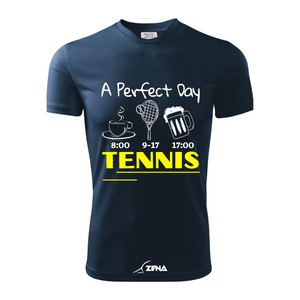 T-Shirt Cotone TENNIS - PERFECT DAY - Zena Padel