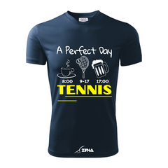 T-Shirt Cotone TENNIS - PERFECT DAY - Zena Padel