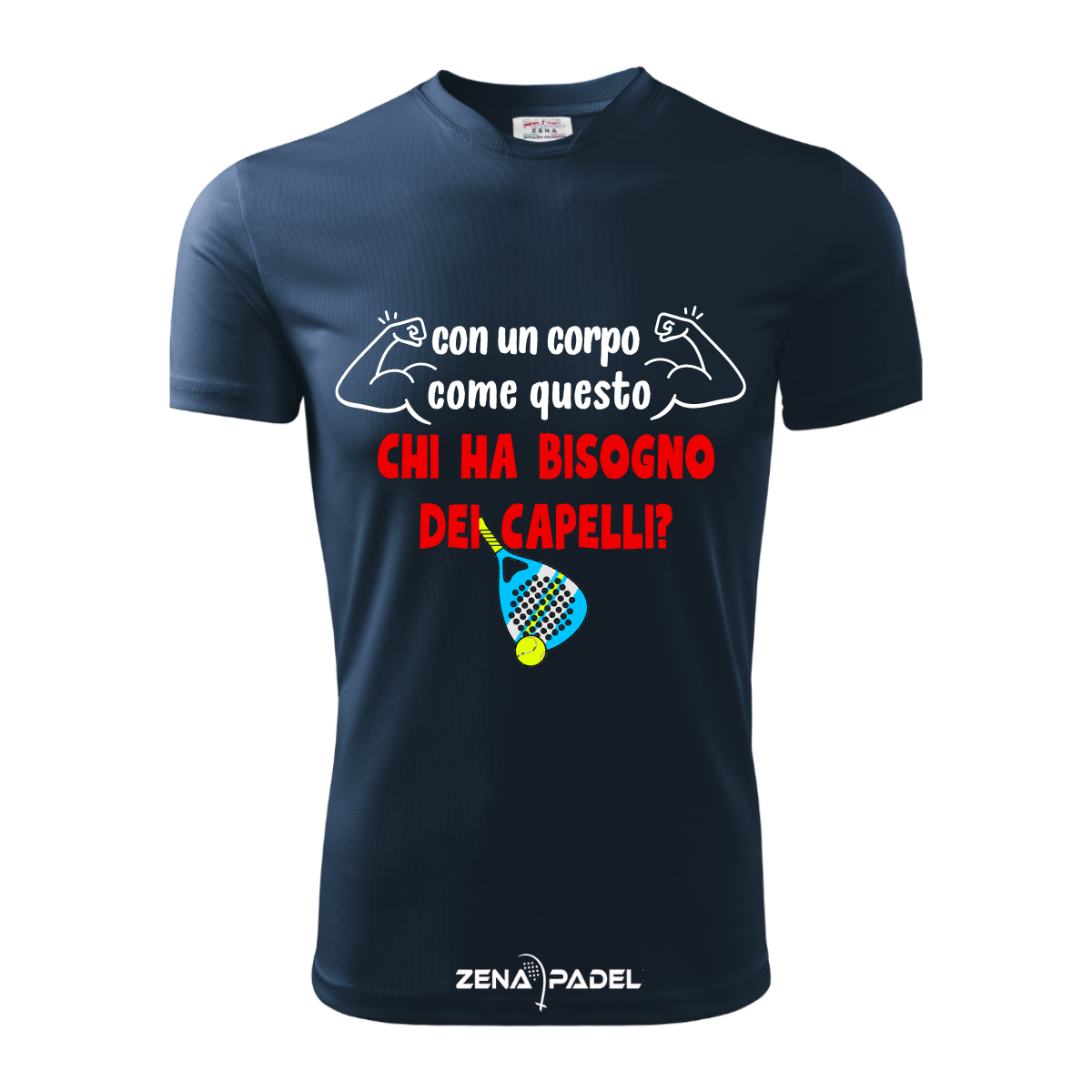 T-Shirt Cotone CORPO COME QUESTO Padel - Zena Padel