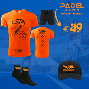 KIT SUMMER BOOST Cobra Arancione/Nero - Zena Padel