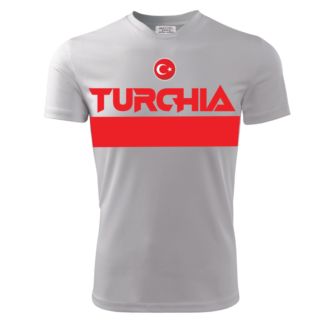 T-Shirt EUROPEI TURCHIA - Zena Padel