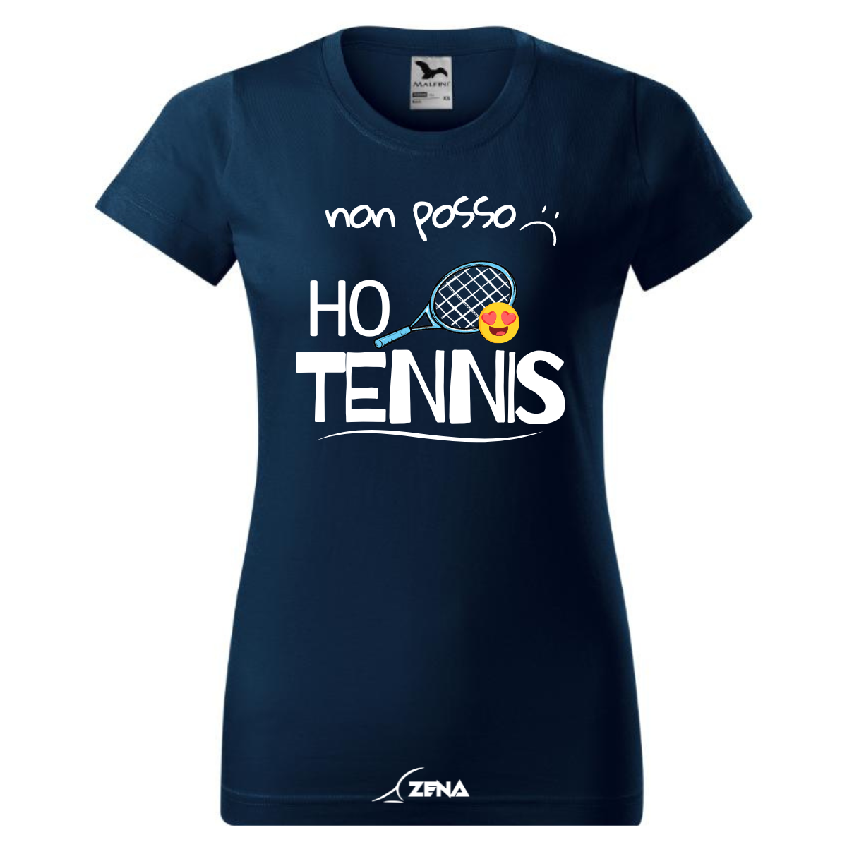 T-Shirt Cotone DONNA TENNIS - NON POSSO - Zena Padel