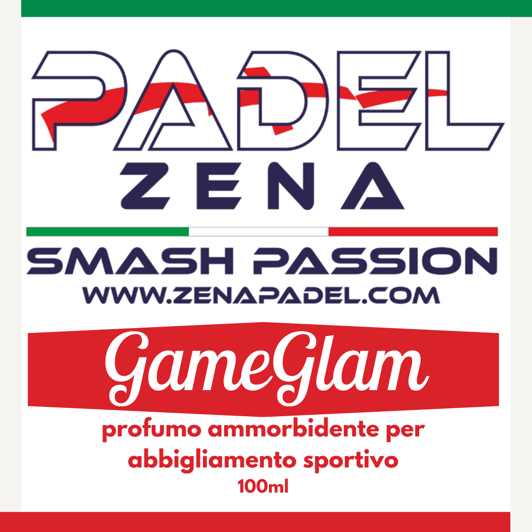 Profumo Ammorbidente - GameGlam&GameFit - Esclusivo per Abbigliamento Sportivo - Zena Padel