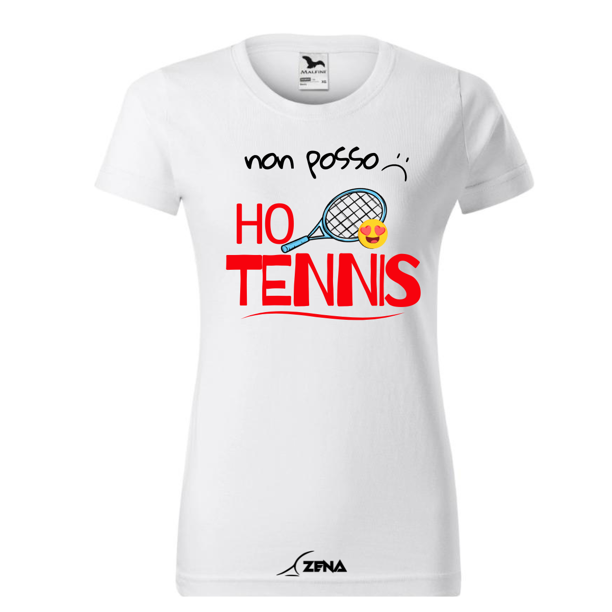 T-Shirt Cotone DONNA TENNIS - NON POSSO - Zena Padel