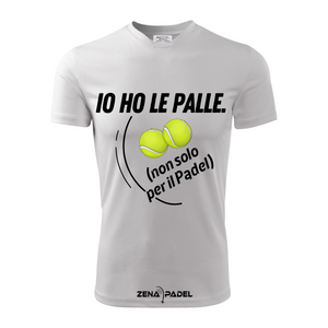 T-Shirt Cotone PALLE Padel - Zena Padel