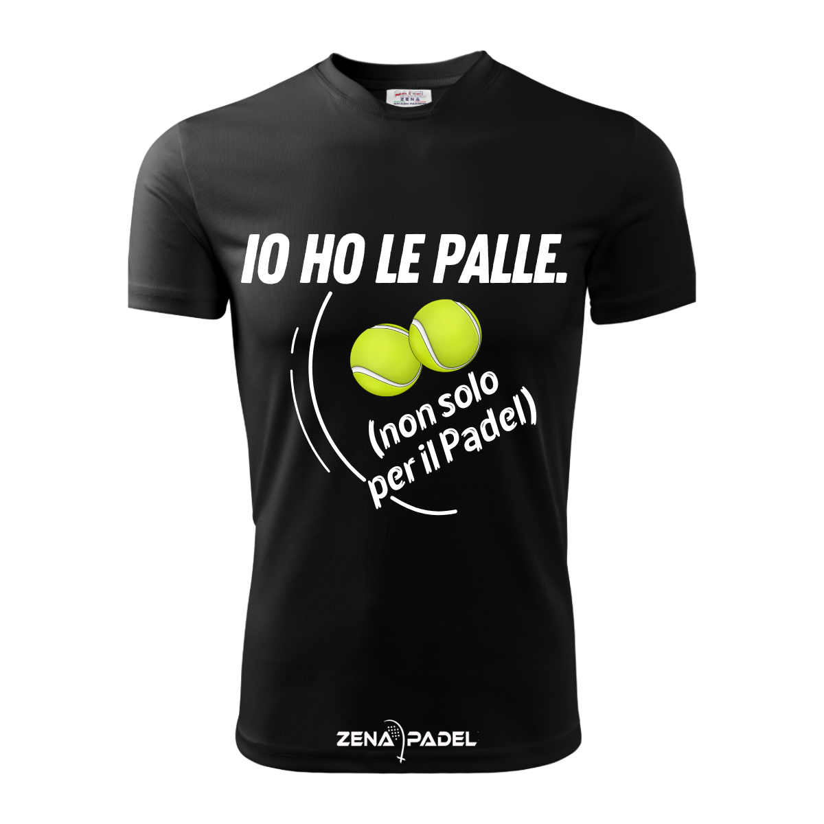 T-Shirt Cotone PALLE Padel - Zena Padel