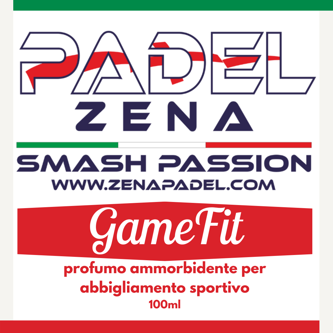 Profumo Ammorbidente - GameGlam&GameFit - Esclusivo per Abbigliamento Sportivo - Zena Padel