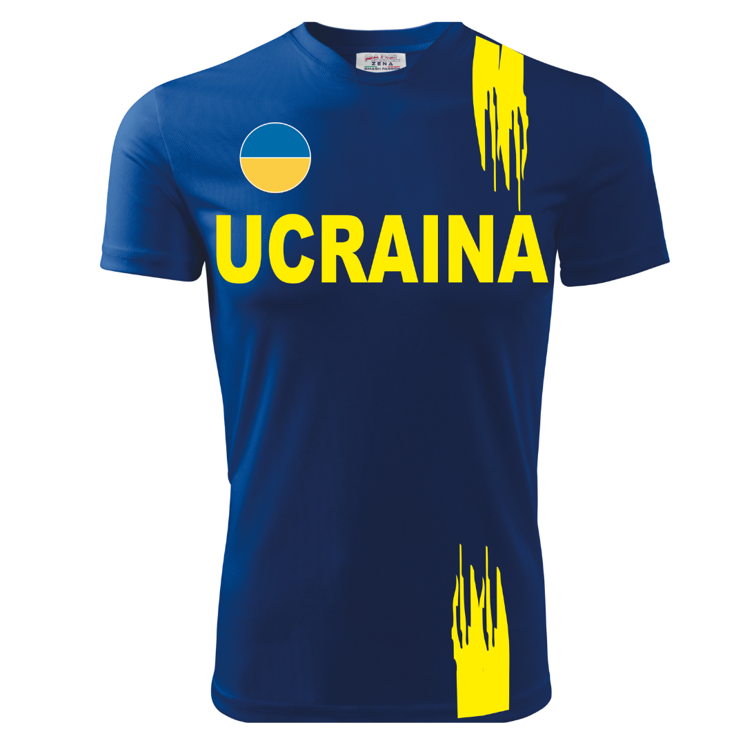 T-Shirt EUROPEI UCRAINA - Zena Padel