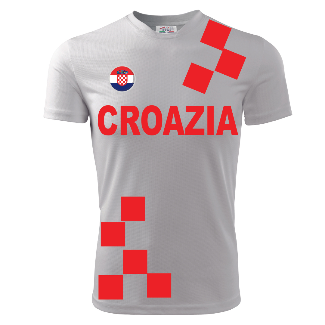 T-Shirt EUROPEI CROAZIA - Zena Padel