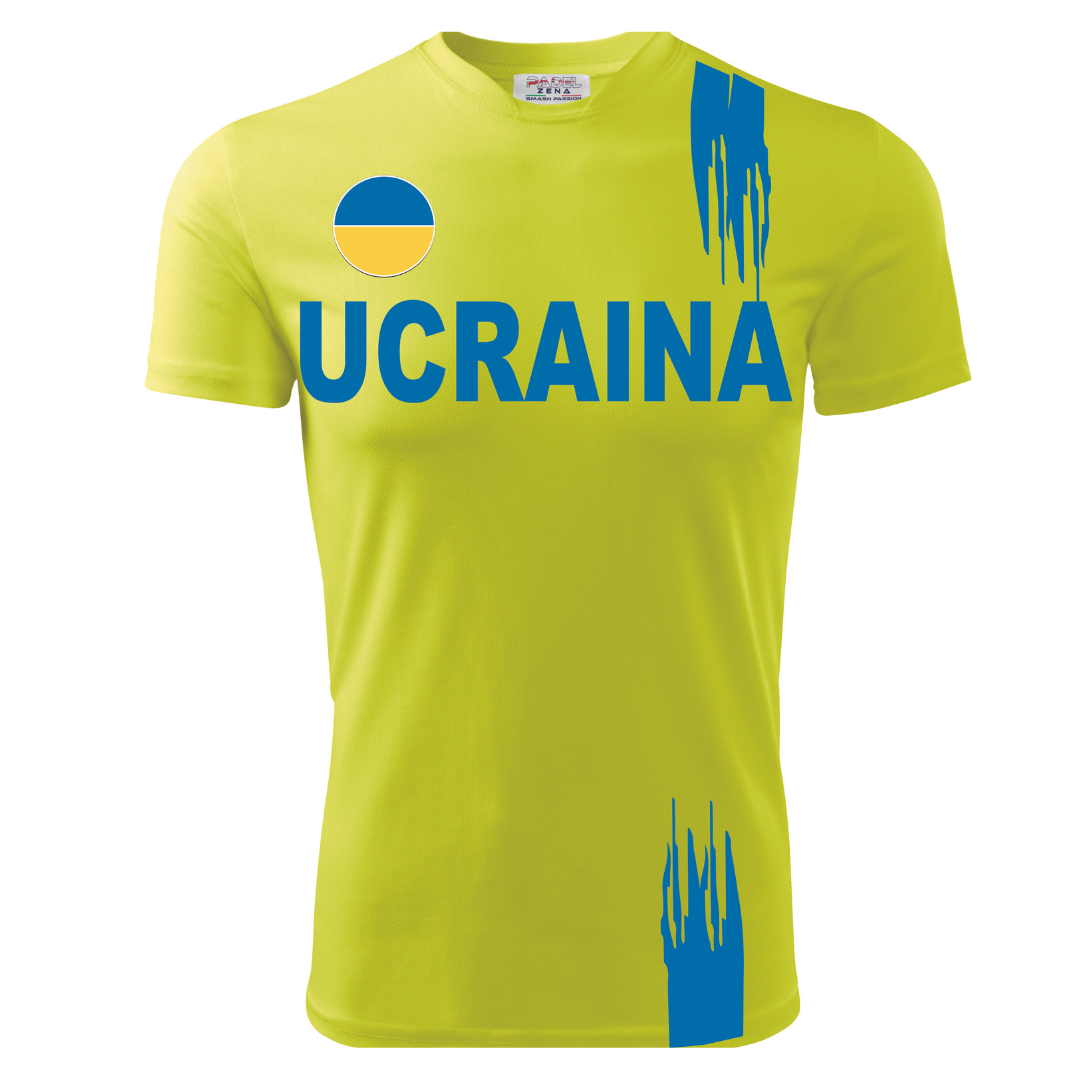 T-Shirt EUROPEI UCRAINA - Zena Padel