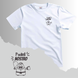 T-Shirt Cotone Ricamata PADEL NOSTRO - Zena Padel