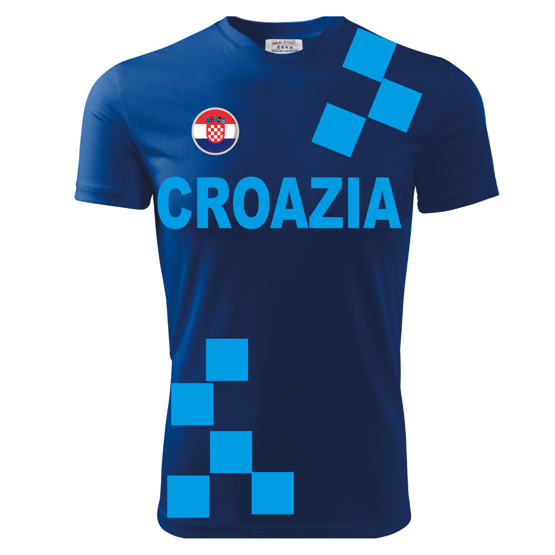 T-Shirt EUROPEI CROAZIA - Zena Padel