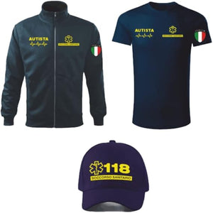 Completo Felpa+t-shirt+cappello Personalizzabili - Zena Padel