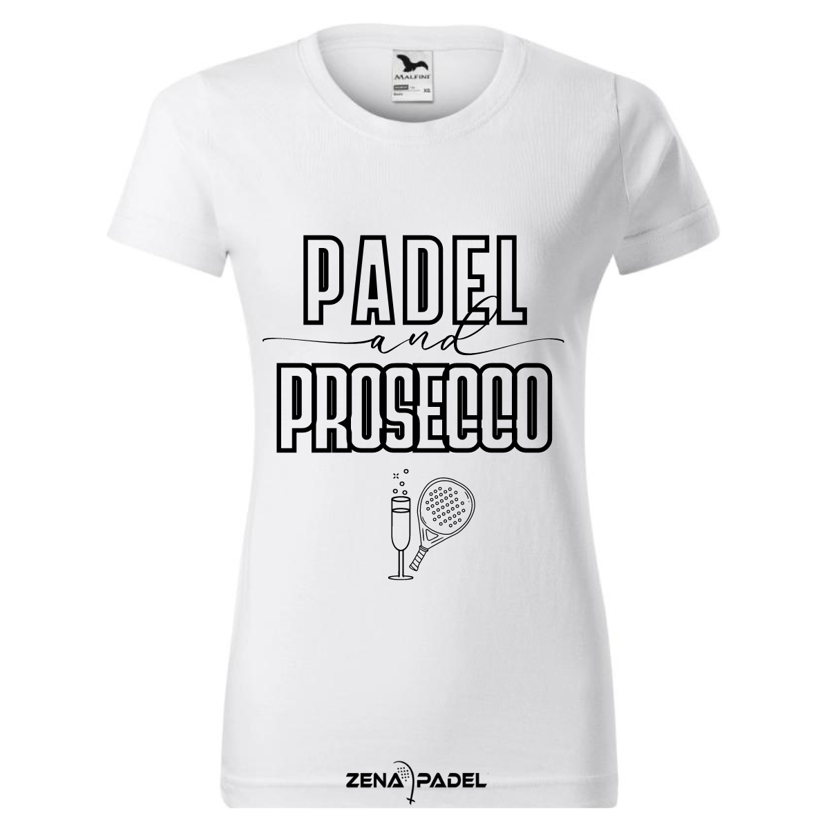 T-Shirt Cotone APERITIVO DONNA - Zena Padel